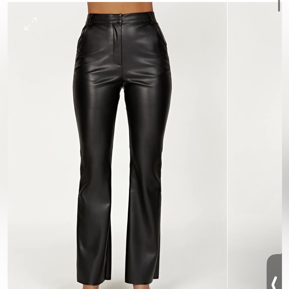 Meshki Faux Leather Pants